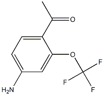 1-(4-Amino-2-trifluoromethoxy-phenyl)-ethanone 구조식 이미지