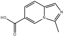 3-METHYLIMIDAZO[1,5-A]PYRIDINE-6-CARBOXYLIC ACID 구조식 이미지