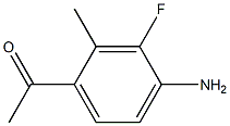1-(4-Amino-3-fluoro-2-methyl-phenyl)-ethanone Structure