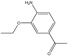 1-(4-Amino-3-ethoxy-phenyl)-ethanone 구조식 이미지