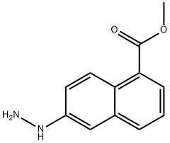 6-hydrazino-naphthalene-1-carboxylic acid methyl ester 구조식 이미지