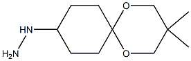 (3,3-dimethyl-1,5-dioxaspiro[5.5]undecan-9-yl)hydrazine 구조식 이미지