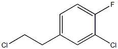 2-chloro-4-(2-chloroethyl)-1-fluorobenzene Structure