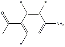 1-(4-Amino-2,3,6-trifluoro-phenyl)-ethanone 구조식 이미지