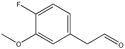 2-(4-fluoro-3-methoxyphenyl)acetaldehyde Structure