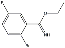 ethyl 2-bromo-5-fluorobenzimidate 구조식 이미지