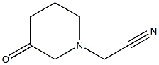 2-(3-oxopiperidin-1-yl)acetonitrile 구조식 이미지