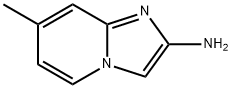 7-메틸H-이미다조[1,2-a]피리딘-2-아민 구조식 이미지