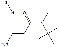3-Amino-N-tert-butyl-N-methylpropanamide hydrochloride Structure