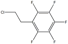 1-(2-chloroethyl)-2,3,4,5,6-pentafluorobenzene Structure