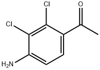 1-(4-Amino-2,3-dichloro-phenyl)-ethanone 구조식 이미지