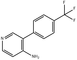 3-(4-(트리플루오로메틸)페닐)피리딘-4-a 구조식 이미지