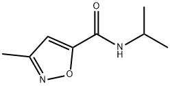 5-이속사졸카르복사미드,3-메틸-N-(1-메틸에틸)-(9CI) 구조식 이미지