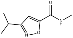 5-Isoxazolecarboxamide,N-methyl-3-(1-methylethyl)-(9CI) Structure