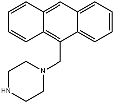 1-(9-anthracenylmethyl)piperazine Structure