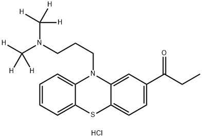 PropionylproMazine-D6 hydrochloride Structure