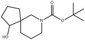 tert-butyl 1-hydroxy-7-azaspiro[4.5]decane-7-carboxylate 구조식 이미지