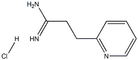 2-Pyridinepropanimidamide, hydrochloride (1:1) Structure