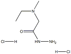 2-[ethyl(methyl)amino]acetohydrazide dihydrochloride (non-preferred name) Structure