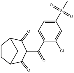 3-[2-Chloro-4-(methylsulfonyl)benzoyl]bicyclo[3.2.1]octane-2,4-dione 구조식 이미지