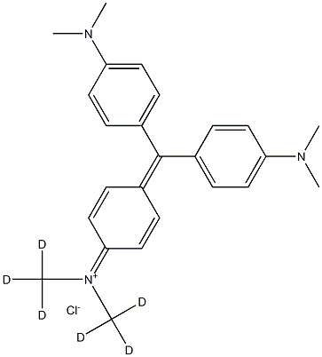 Crystal violet-D6hydrate (see Data Sheet) Structure