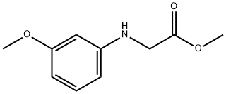 methyl 2-[(3-methoxyphenyl)amino]acetate 구조식 이미지