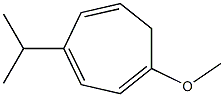 1,3,5-Cycloheptatriene,1-methoxy-4-(1-methylethyl)-(9CI) 구조식 이미지