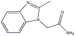 1H-Benzimidazole-1-acetamide,2-methyl-(9CI) Structure