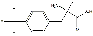 (R)-α-Methyl-4-triflu-oromethylphenylala-nine Structure