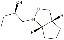 1H-Cyclopent[c]isoxazole-1-ethanol,-alpha--ethylhexahydro-,[1(R*),3a-alpha-,6a-alpha-]-(9CI) Structure