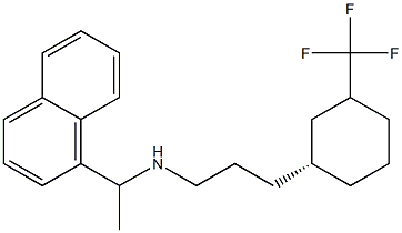 Hexahydrophenyl Cinacalcet Hydrochloride 구조식 이미지