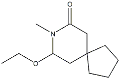 8-Azaspiro[4.5]decan-7-one,9-ethoxy-8-methyl-(9CI) 구조식 이미지