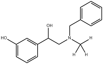 rac Benzyl Phenylephrine-d3\n(Phenylephrine Impurity D) 구조식 이미지