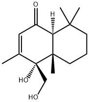 9alpha,11-Dihydroxydrim-7-en-6-one 구조식 이미지