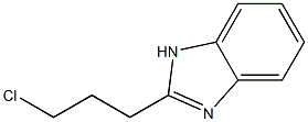 1H-벤즈이미다졸,2-(3-클로로프로필)-(9CI) 구조식 이미지