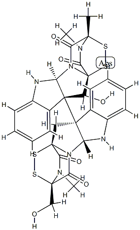 19-Deoxy-6-hydroxychetocin Structure