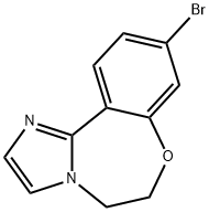 9-broMo-5,6-dihydrobenzo[f]iMidazo[1,2-d][1,4]oxazepine Structure
