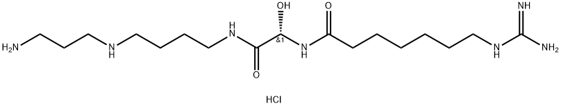 DEOXYSPERGUALIN(염산염) 구조식 이미지