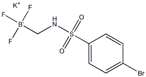 Potassium (4-bromophenylsulfonamido)methyltrifluoroborate Structure