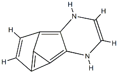 시클로프로파[3,4]펜탈레노[1,2-b]피라진(9CI) 구조식 이미지