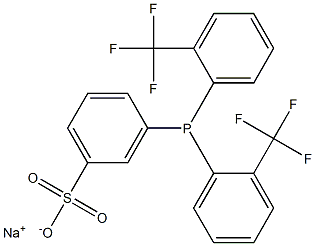 비스(2-트리플루오로메틸페닐)(3-설포나토페닐)포스핀,나트륨염 구조식 이미지