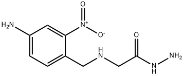 N-(4-amino-2-nitrotoluinyl)glycylhydrazide Structure