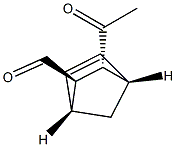 Bicyclo[2.2.1]hept-5-ene-2-carboxaldehyde, 3-acetyl-, (2-exo,3-endo)- (9CI) 구조식 이미지