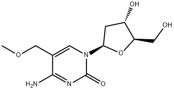 5-메톡시메틸-2-데옥시시티딘 구조식 이미지