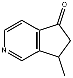5H-Cyclopenta[c]pyridin-5-one,6,7-dihydro-7-methyl-(9CI) 구조식 이미지