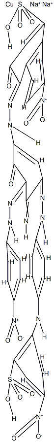 Cuprate(2-), [4-[[4-amino-2-hydroxy-3- [(4-nitrophenyl)azo]-5Cuprate(2-), [4-[[4-amino-2-hydroxy-3- [(4-nitrophenyl)azo]-5-[[4-[(4-nitro-2-sulfophenyl )amino]phenyl]azo]phenyl]azo]-3--[[4-[(4-nitro-2-sulfopheny l)amino]phenyl]azo]phenyl]azo]-3-hydro xy-7- Structure
