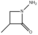 2-Azetidinone,1-amino-3-methyl-(9CI) Structure