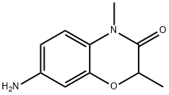 7-amino-2,4-dimethyl-2H-1,4-benzoxazin-3(4H)-one(SALTDATA: FREE) 구조식 이미지