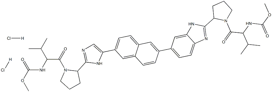 ravidasvir hydrochloride 구조식 이미지