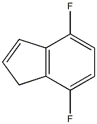 1H-Indene,4,7-difluoro-(9CI) Structure